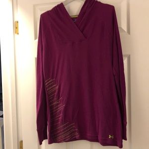 Under Armour hooded waffle-knit long sleeve